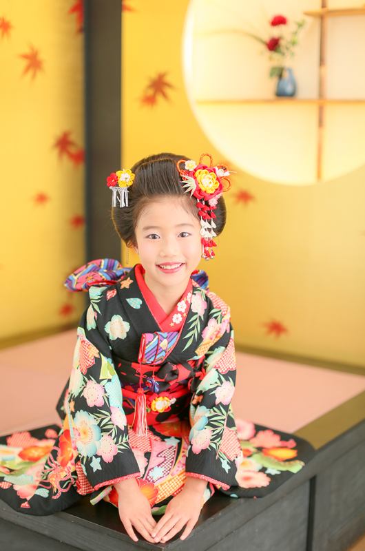 七五三の7歳女の子は日本髪で決まり 七五三が早く撮りたくなる写真13枚