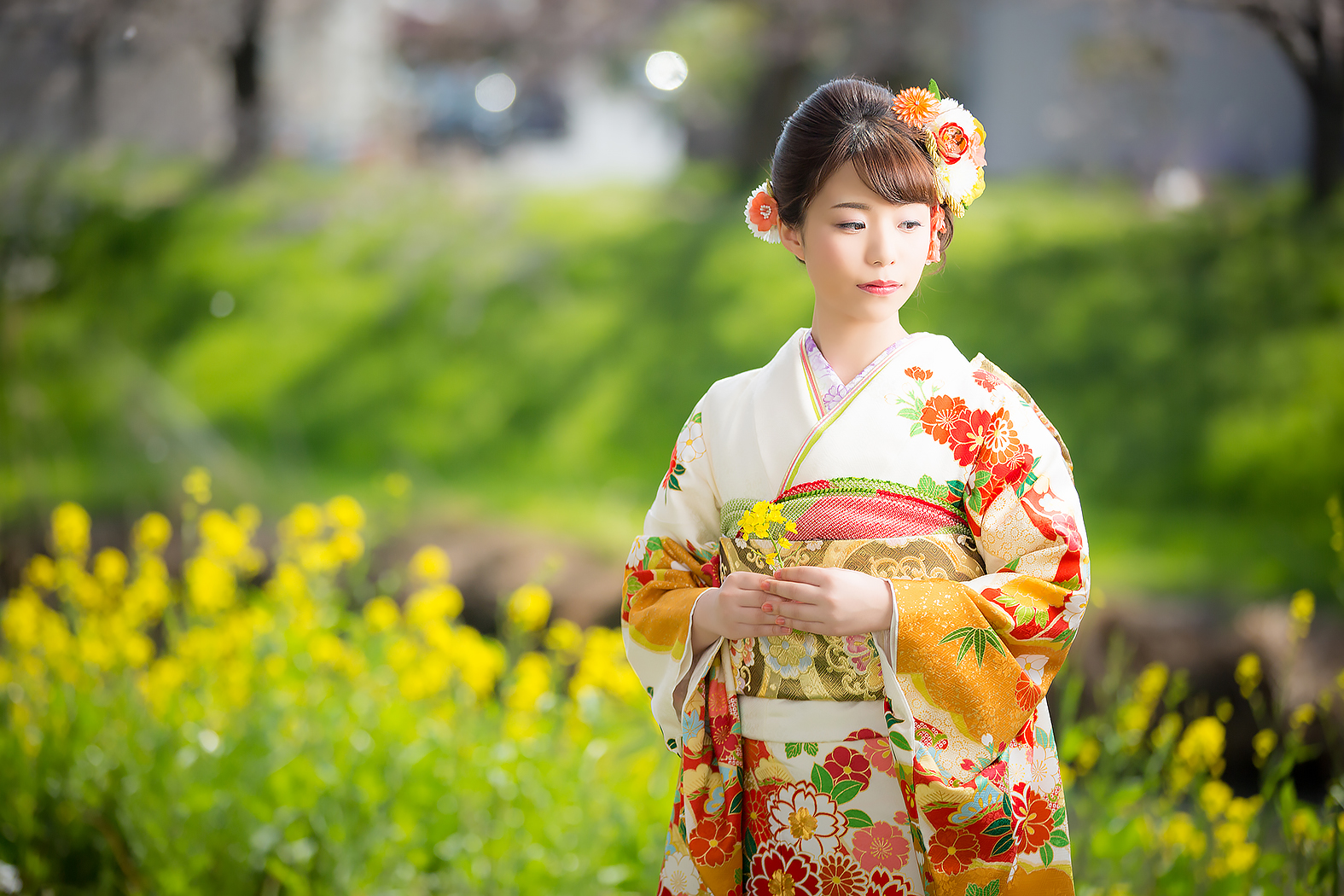 成人式,成人式前撮り,成人振袖,振袖,前撮り,桜,桜ロケ